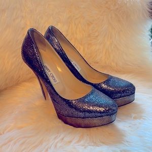 Jimmy Choo shoes, size 39 silver